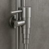 Zawór kątowy z głowicą ceramiczną model 1 INOX 1/2 x 3/4