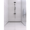 Listwa spadkowa podłogowa prawa 120 cm czarna