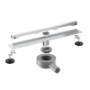 Odpływ liniowy wąski slim podłogowy Inox 70 cm BASIC S&L