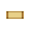 Półka wnękowa ze stali nierdzewnej złota 45x20x10 cm WALL-BOX ONE Gold