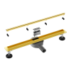 Odpływ liniowy wąski 80 cm złoty lustrzany Slim&Low ProLine Mirror Gold