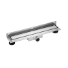 Odpływ liniowy przyścienny ścienny Inox srebrny NEXT - 50 cm