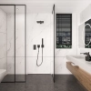 Odpływ liniowy ścienny 70 cm dwustronny chrom W-Drain NEXT 2w1