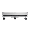 Odpływ liniowy ścienny chrom 60 cm BASIC Wall Inox