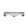 Odpływ liniowy przyścienny ścienny Inox srebrny NEXT - 100 cm