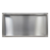 Półka pod prysznic wnękowa bezramkowa INOX 60x30x10 cm
