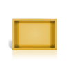 Półka wnękowa ze stali nierdzewnej złota 30x20x10 cm WALL-BOX ONE Gold