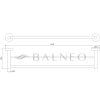 WIESZAK ŁAZIENKOWY DO ŁAZIENKI NA RĘCZNIKI QUBE model 2 - INOX