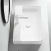 Umywalka nablatowa ceramiczna biała CLOE