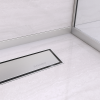 Listwa spadkowa podłogowa lewa 120 cm inox