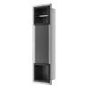 Magazynek z podajnikiem papieru czarny WALL-BOX PAPER 2 Black