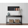 Półka wnękowa bezramkowa czarna 90x30x10 cm WALL-BOX No Rim Black