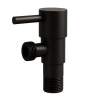 Zawór kątowy z głowicą ceramiczną model 1 BLACK 1/2 x 3/8
