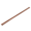 Listwa spadkowa podłogowa czołowa 130 cm miedziana