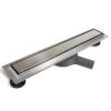 Odpływ liniowy 90 cm z obrotowym syfonem dwustronny chrom 360 Drain 2w1