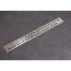 Odpływ liniowy z panelem dekoracyjnym Maze 100 cm BASIC Decor Inox