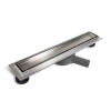 Odpływ liniowy 90 cm z obrotowym syfonem dwustronny chrom 360 Drain 2w1