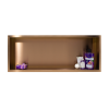 WALL-BOX ONE Copper - Półka pojedyncza miedziana 90x30x7 cm