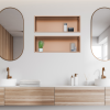 Półka wnękowa ze stali nierdzewnej miedziana 60x20x10 cm WALL-BOX ONE Copper