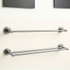 WIESZAK ŁAZIENKOWY DO ŁAZIENKI NA RĘCZNIKI QUBE model 2 - INOX