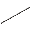 Listwa spadkowa podłogowa lewa 170 cm Czarny