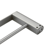 WIESZAK ŚCIENNY ŁAZIENKOWY DO ŁAZIENKI NA RĘCZNIKI QARX model 3 - INOX