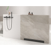 Odpływ liniowy ścienny czarny 70 cm BASIC Wall Black