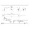 Odpływ liniowy przyścienny ścienny Inox srebrny 60 cm BASIC