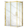 Kabina prysznicowa rozsuwana Rio - ZŁOTY 90x90 cm