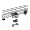 Odpływ liniowy ścienny 70 cm dwustronny chrom W-Drain NEXT 2w1