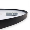 Lustro niepodświetlane okrągłe CORINA BLACK 60 cm Czarny kolor rama aluminiowa