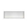 WALL-BOX ONE White Półka wnękowa ze stali nierdzewnej biała 60x20x10 cm