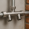 Zawór kątowy model 3 INOX 1/2 x 1/2 x 1/2