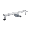 Odpływ liniowy z obrotowym syfonem stal 80 cm BASIC 360 Drain Inox