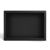 Półka wnękowa ze stali nierdzewnej czarna 30x20x10 cm WALL-BOX ONE Black