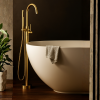 Bateria wannowa wolnostojąca luksusowa ZŁOTY POŁYSK