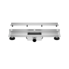 Odpływ liniowy przyścienny ścienny Inox srebrny NEXT - 60 cm