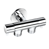 Zawór kątowy podwójny model 3 z gwintem 1/2" x 1/2" x 1/2"