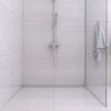 Listwa spadkowa podłogowa lewa 120 cm inox