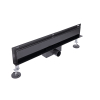 Odpływ liniowy ścienny czarny 80 cm BASIC Wall Black