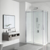 Kabina prysznicowa rozsuwana Rio - CHROM 90x100 cm