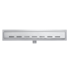 Maskownica dekoracyjna do odpływu liniowego One Strip 80 cm BASIC Decor Inox