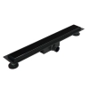 Odpływ liniowy 70 cm ze szklanym panelem Double Dark G-Drain Next