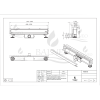 Odpływ liniowy ścienny 80 cm dwustronny chrom W-Drain NEXT 2w1