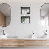 Półka wnękowa ze stali nierdzewnej 30x20x10 cm WALL-BOX ONE Inox