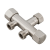Zawór kątowy model 3 INOX 1/2 x 1/2 x 1/2