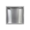 Półka wnękowa łazienkowa bezramkowa INOX 30x30x7 cm WALL-BOX NO RIM