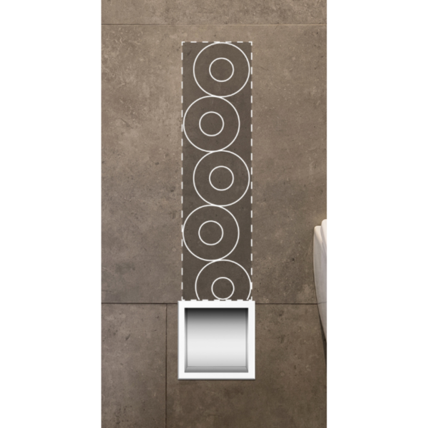 Magazynek na papier biały WALL-BOX PAPER-3 White