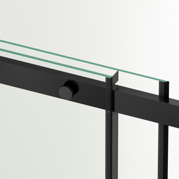 Drzwi prysznicowe rozsuwane Porta Kolor Czarny 120 cm