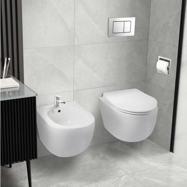 Bidet podwieszany ASOX WC biały